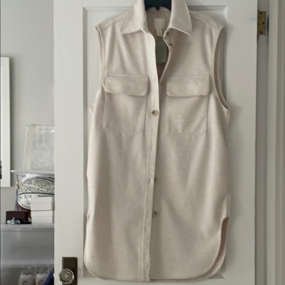 H&M Cream Sleeveless Vest